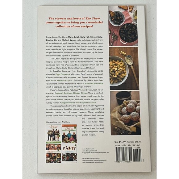 The Chew Approved Recipes Paperback Cookbook - Picture 5 of 5